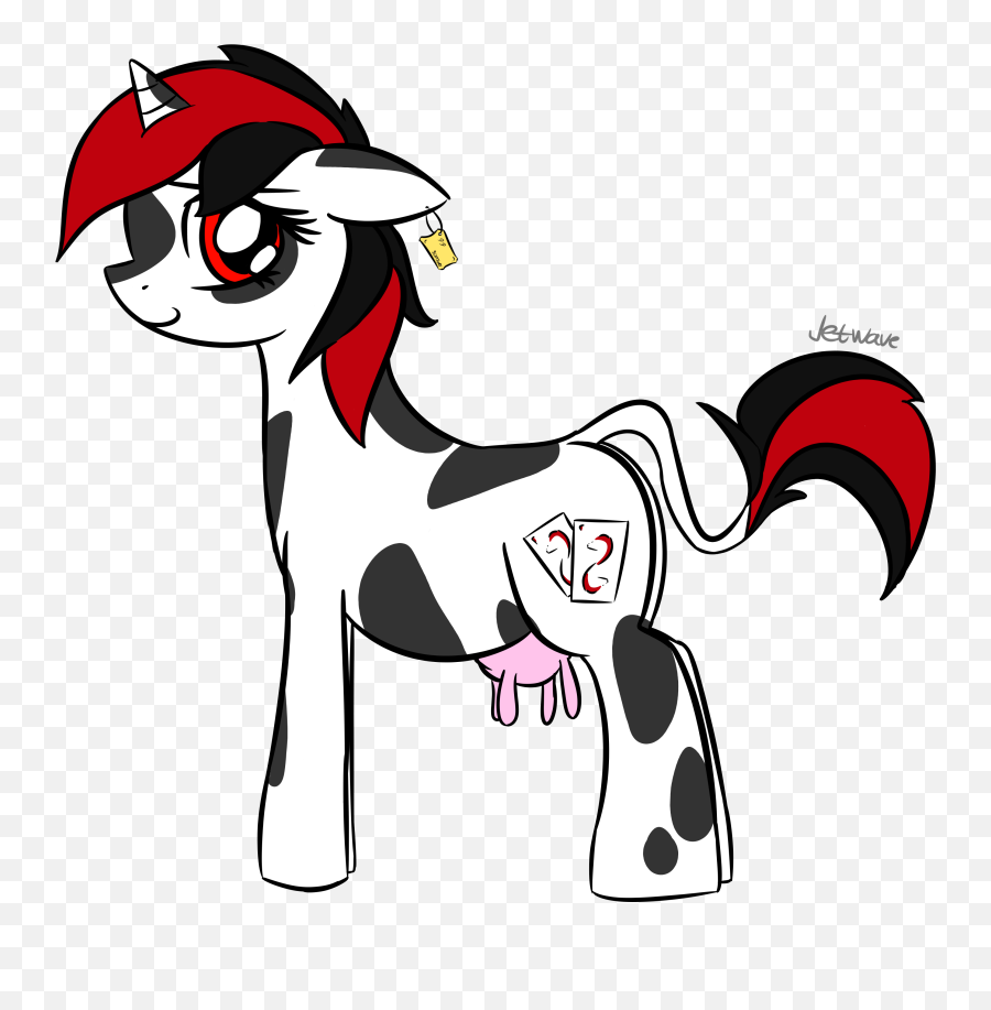 Jetwave Cow Fallout Equestria Fallout Equestria - Fallout Clip Art Emoji,Boy Knife Pig Bull Emoji