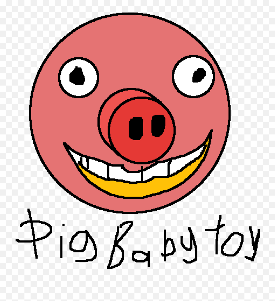 Pixilart - If Piggy Was A Baby Toy By Leodunexxxl Kaizer Chiefs Emoji,Piggy Emoticons