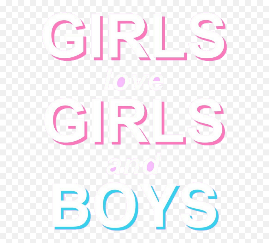 Tumblr Aesthetic Sticker - Aesthetic Girls Love Girls And Boys Emoji,Emoji Quotes For Girls