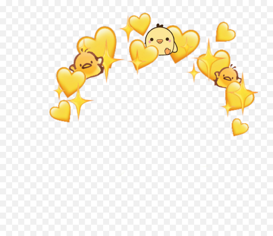 Duck Yellow Crown Sticker - Happy Emoji,Yellow Duck Emoji