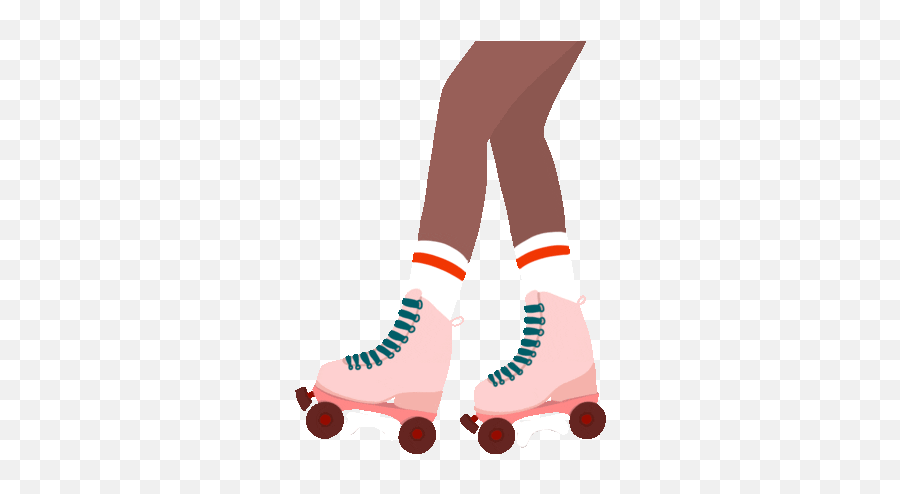 Roller Skate Illustration Gif - Roller Skate Gif Giphy Emoji,Roller Skating Emoji