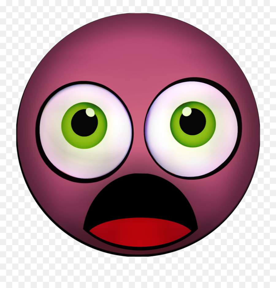 Purple Emoticon Shock - Free Image On Pixabay Transparent Scared Emoji Gif,Shock Emoji