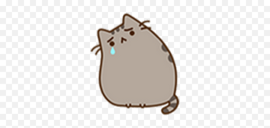 Pusheen Cat Transparent Png - Sad Fat Cat Cartoon Emoji,Pusheen The Cat Emoji