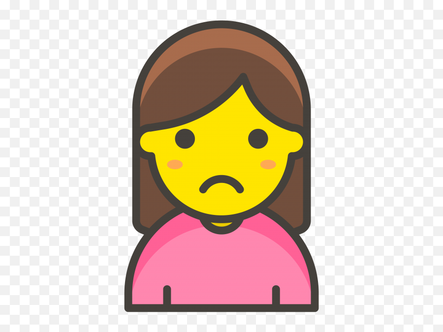 Woman Frowning Emoji - Woman Astronaut Icon Png,Frown Emoji