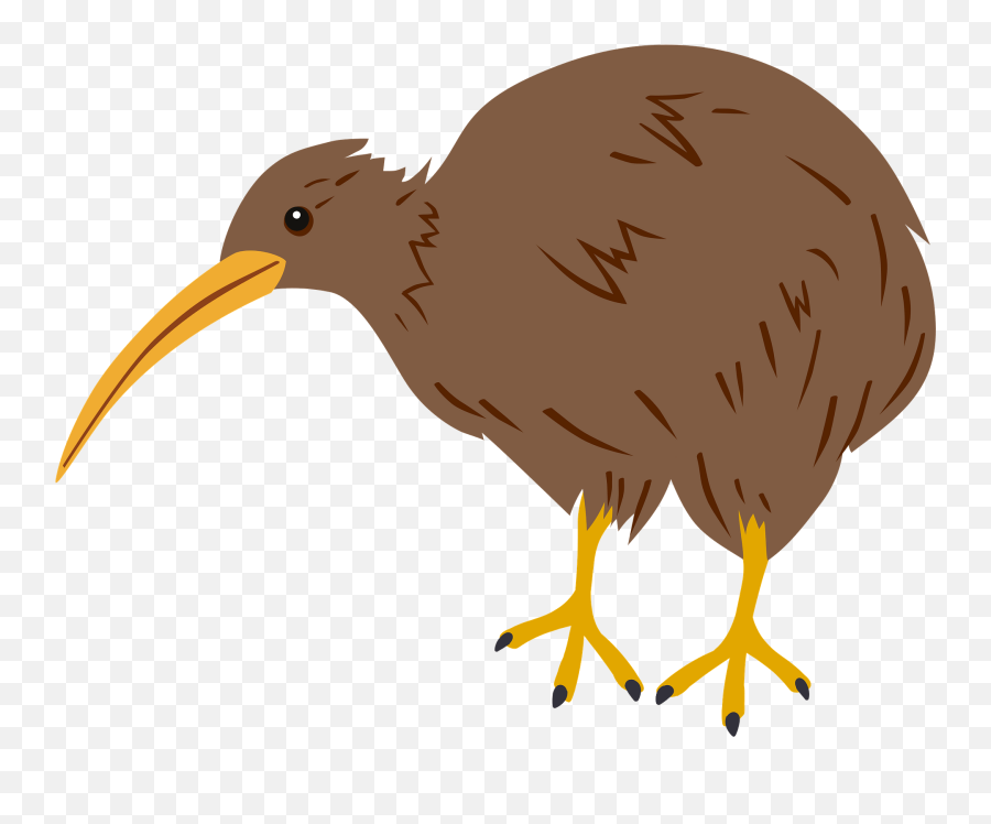 Kiwi Bird Clipart - Kiwi Bird Clipart Transparent Emoji,Bird 1 4 0 Emoji