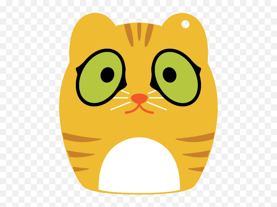 Classical Cat - Soft Emoji,Cat Emoticon Text Yellow