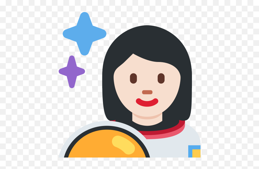 Twitter - Emoji Astronauta 512x512 Png Clipart Download Cartoon Astronaut Girl Dark Skin,Twitter Emoji