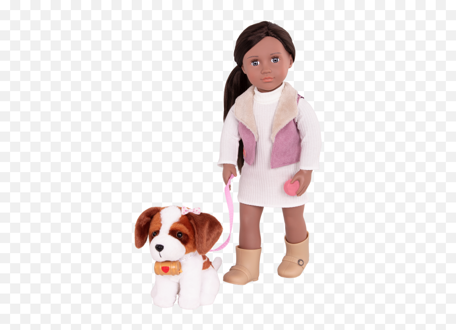 Kinzie U0026 Plush Pup 18 - Inch Doll U0026 Pet Set Our Generation Our Generation Doll And Pet Set Kinzie Emoji,Lifelike Doll Showing Emotions