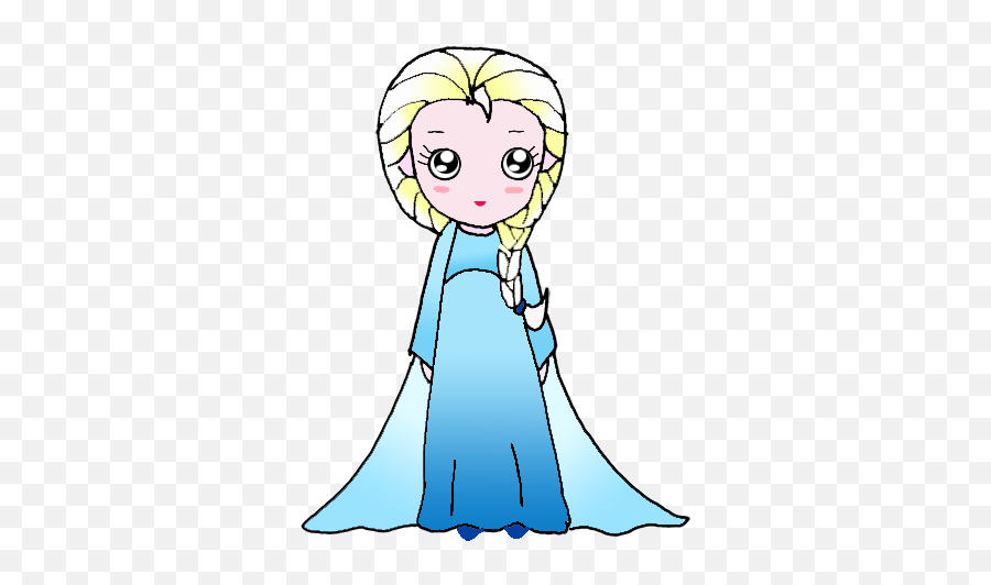 How To Draw Queen Elsa - Step By Step Easy Drawing Guides Emoji,Cartoon Princess Emoticon