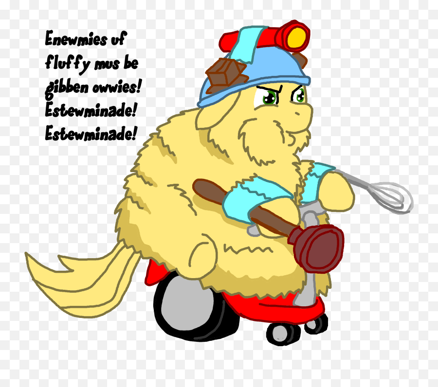 Fluffsplosion Dalek - Fluffy Pony Emoji,