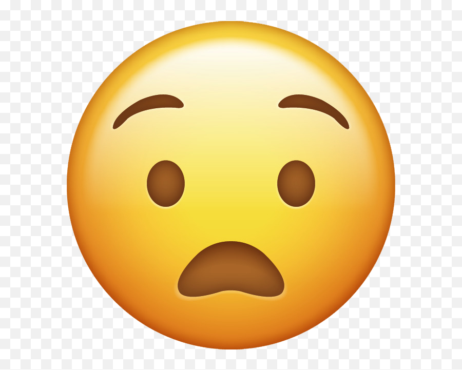 Download Anguished Emoji Download Ios - Anguished Face Emoji Png,100 Emoji Png