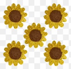 Aplique Glitter Girassol Pequeno - Piffer E Cia Decorative Emoji,Apliques De Emotions Em Eva