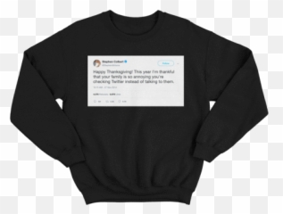 Stephen Colbert - Thanksgiving Twitter U2013 Tee Tweets Post Malone Tweet Shirt Emoji,Black Family Happy Thanksgiving Emojis