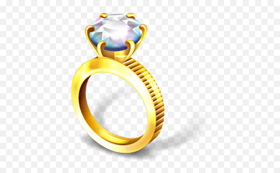 Ring Gold Diamond Crystal Sticker - Icon Emoji,Emoji Jeweled Ring