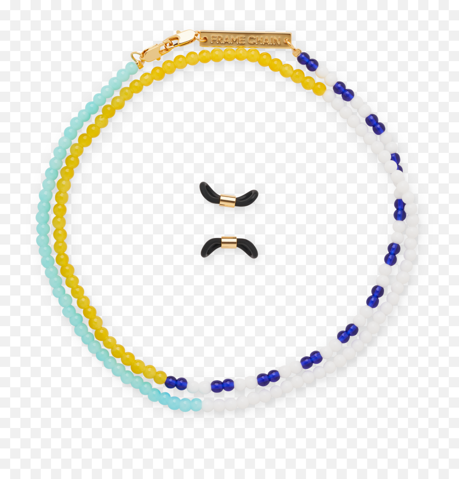 Candy Lace In Yellow - Dot Emoji,Yellow Emoticon Beads