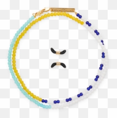 Candy Lace In Yellow - Dot Emoji,Yellow Emoticon Beads