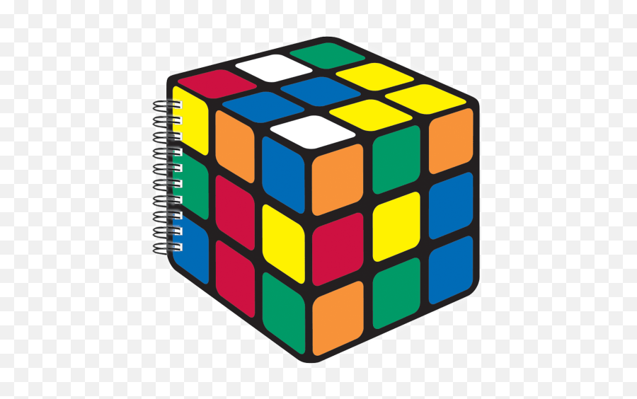 Rubiks Cube Scented Notebook - Solid Emoji,Rubik's Cube Emoji