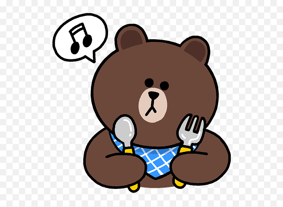 Line Camera Characters Get The Munchies - Teddy Bear With Money Cartoons Emoji,Emoji Munchies