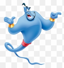 Genie - Genio Aladdin Emoji,Genie Lamp Emoji
