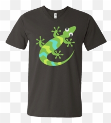 V Neck T Shirt Transparent Png Image - Emoji Shirts For Girls,Lizard Emoji