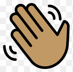 Medium Skin Emoji - Waving Hand,How To Type Out Namaskar Hands Emoticon