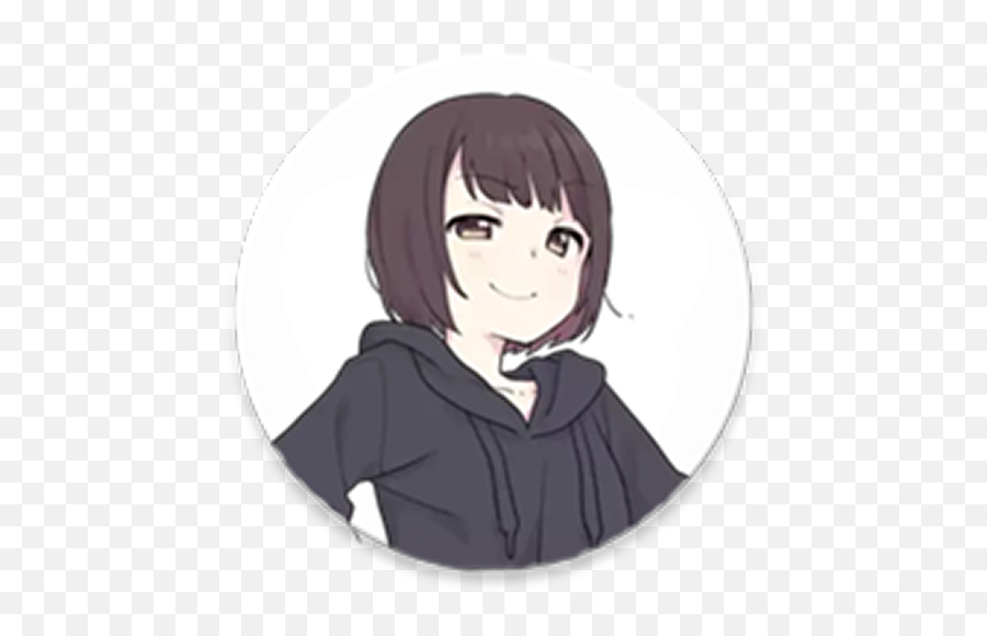 Anime Wastickerapps - Transparent Background Menhera Chan Sticker Emoji,Anime Fox Emoticon