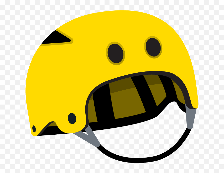 Yellow Climbing Helmet - Happy Emoji,Critter Emoticons Free