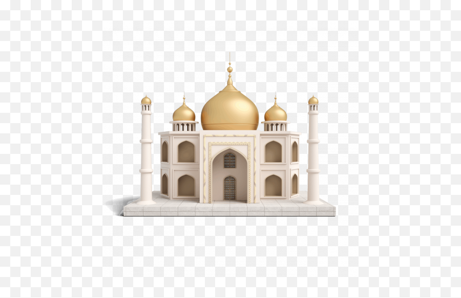 Mosque Png White - Taj Mahal Emoji,Masjid Emoji