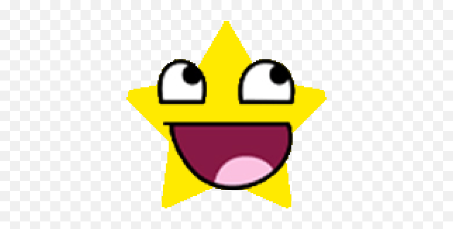 Star Face - Roblox Emoji,Star Emoticon Faces