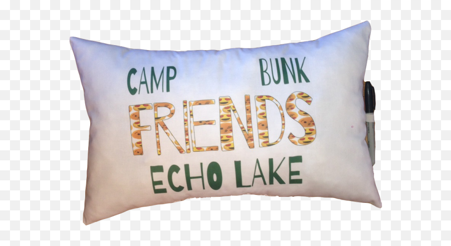 Camp Bunk Friends Emoji 19x12 Pillow - Decorative,Emoji Pillow