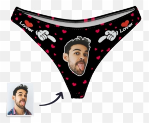 Womens Thong Panty - Underwear With Face On Them Emoji,Panties Emoji