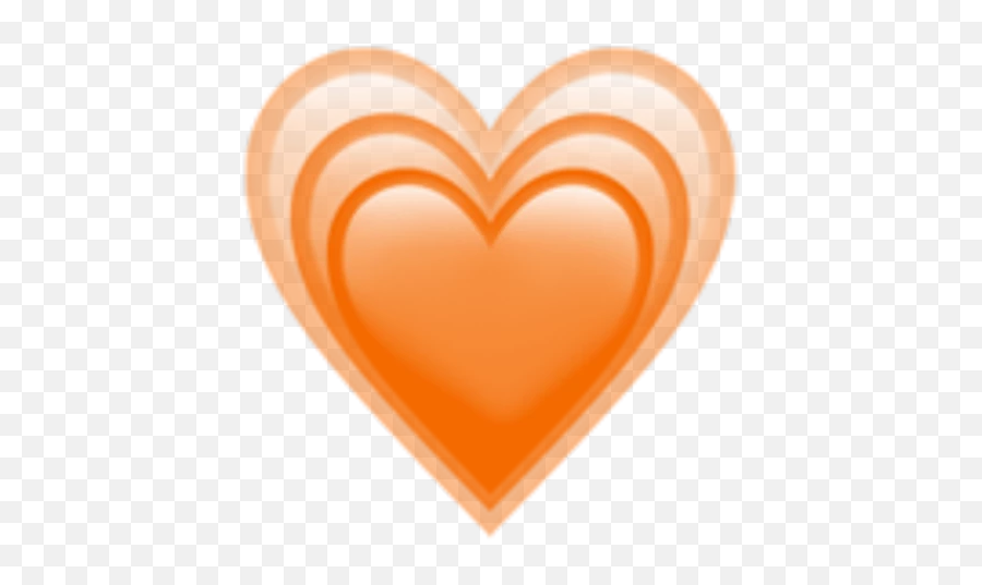 Heart Corazon Orange Naranja Sticker By S Emoji,Feir Emoticon