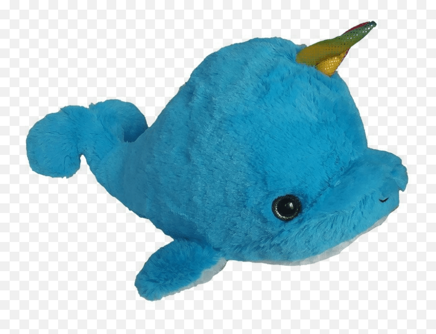 Fluffy 12 Blue Whale Unicorn Narwhal Plush Toy Stuffed Animal - Soft Emoji,Emoji Toys At Target