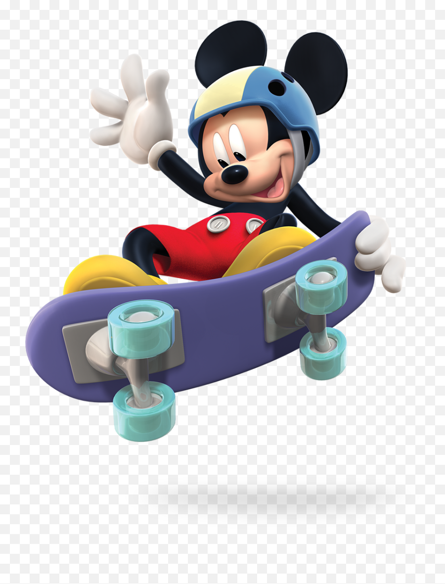 Mickey Mouse Clubhouse Sticker Book Disney Lol - Fictional Character Emoji,Skateboarding Emoji