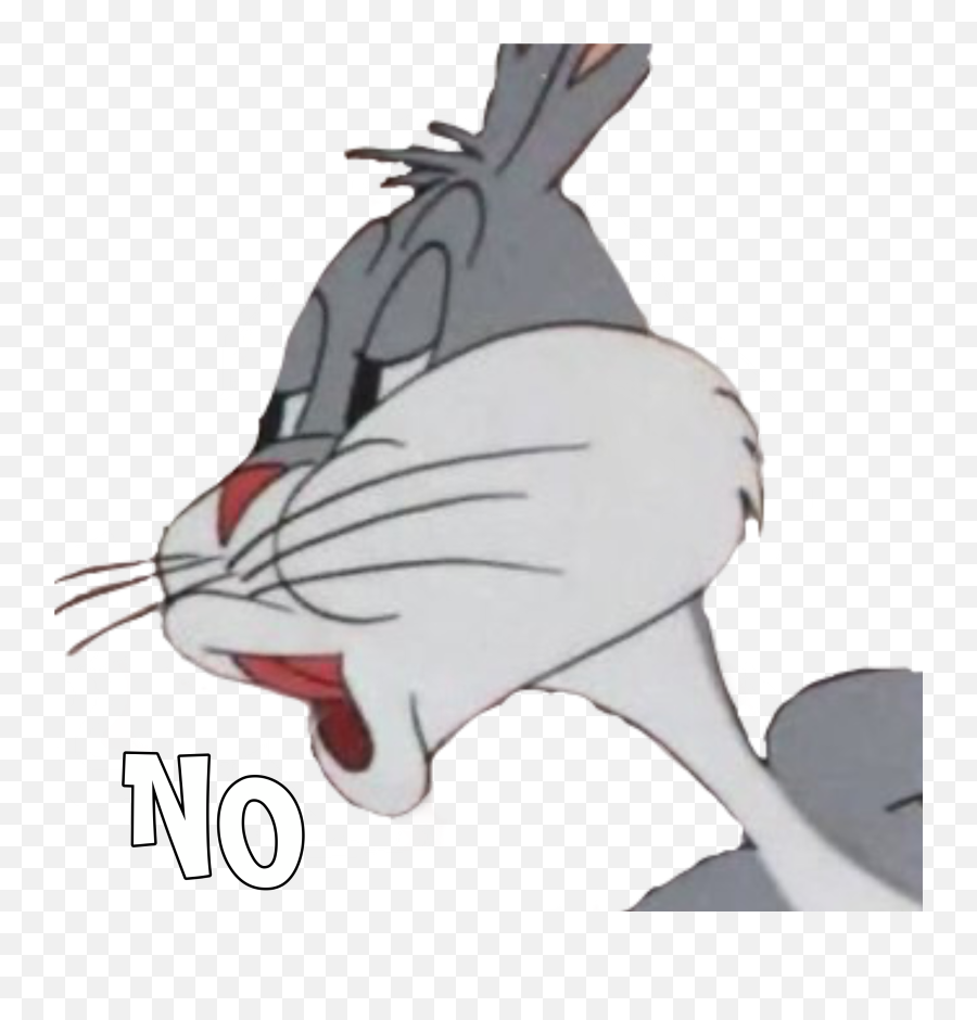 Bugs Bunny No Meme Sticker - Bugs Bunny Meme Emoji,Bugs Bunny Emoji