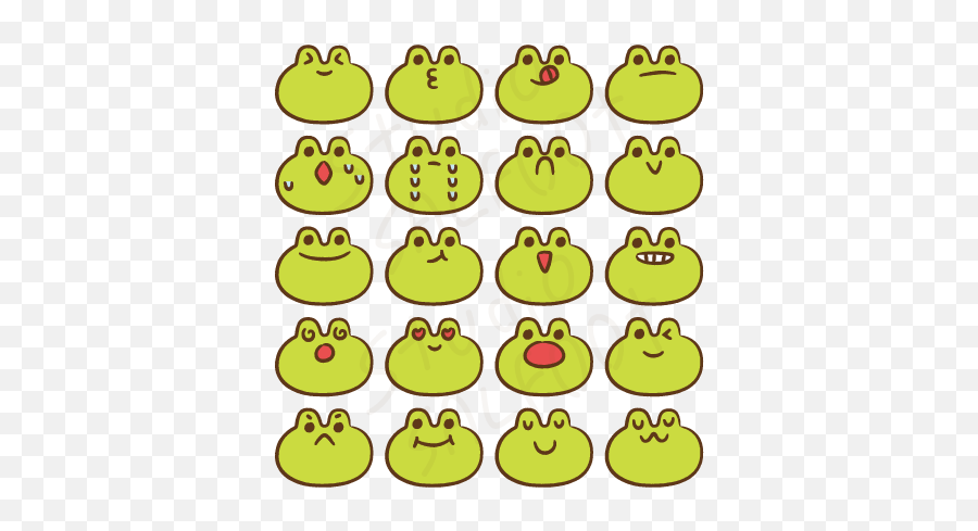 Webudding The Digital Stationery Emoji,Frog Emoji Ios