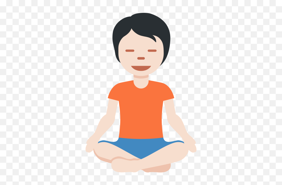 Person In Lotus Position Light Skin Tone Emoji,Emoji Heart Eyes Breath