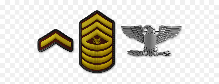 Download Hd Colonel Rank Png - Battlefield 3 Rank Icon Emoji,Sergent Rank Emoji