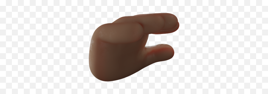 Premium Crossed Finger Hand Gesture 3d Illustration Download Emoji,Pinching Finger Emoji