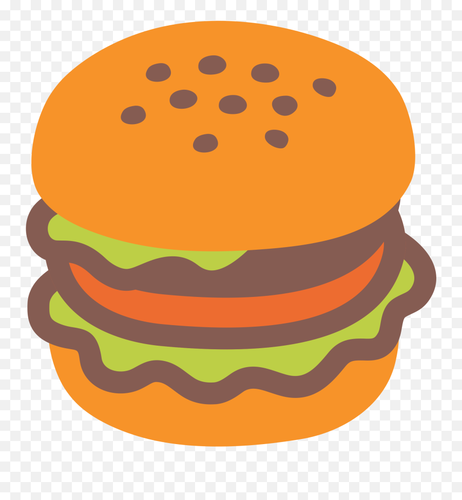 Emoji U1f354 - Burger Clip Art Transparent,Food Emoji