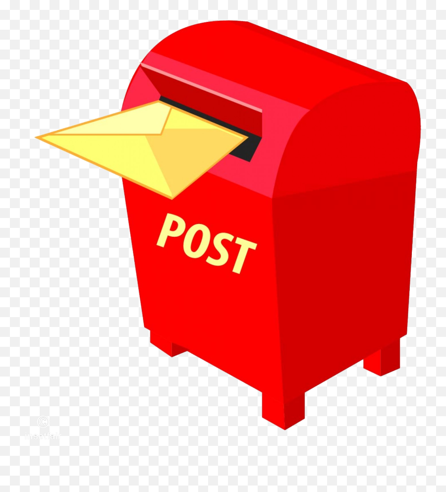 Mailbox Clipart - Post Box Clipart Png Emoji,Mailbox Emoji