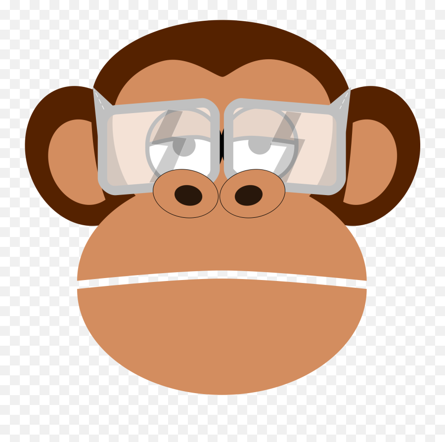 Clipart Eyes Monkey Clipart Eyes - Monkey Cartoon Face Images Hd Emoji,Sock Monkey Emoji
