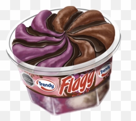Trendy - Helado Trendy Frutos Del Bosque Emoji,Flagg Emoji