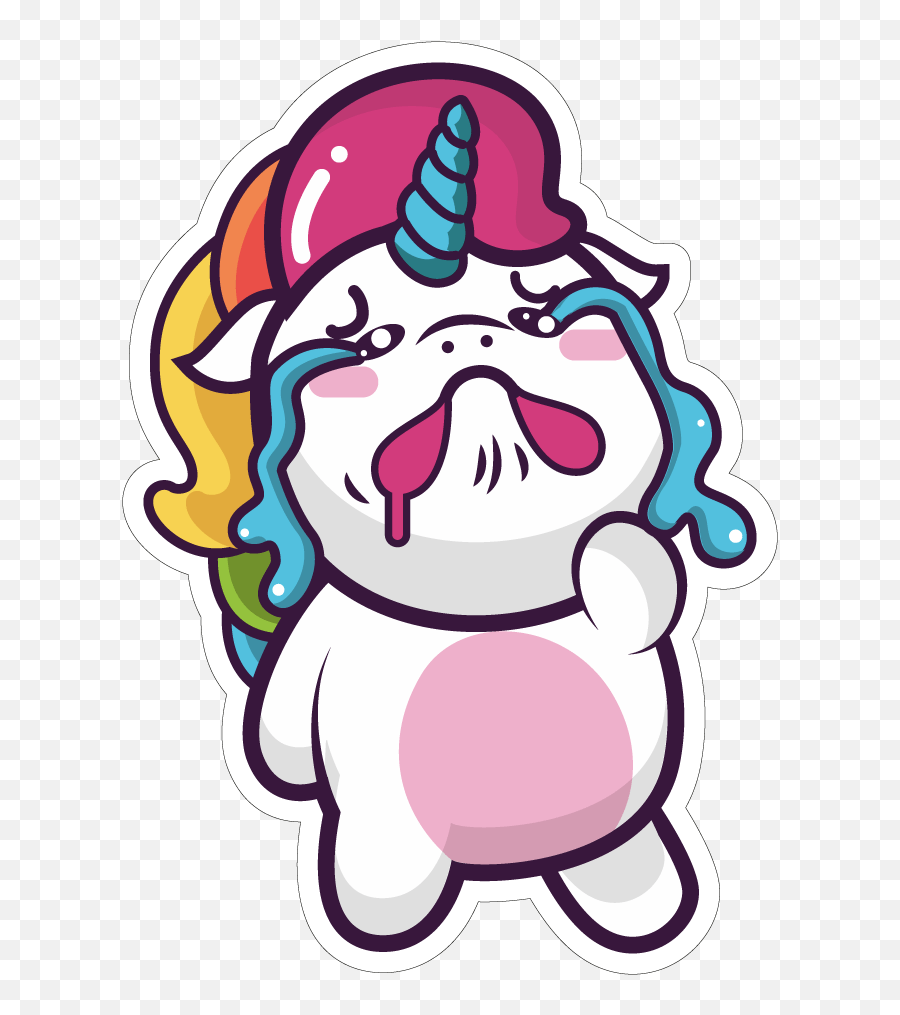 Sad Unicorn - Unicórnio Triste Usepng Emoji,Unicornio Emoticon