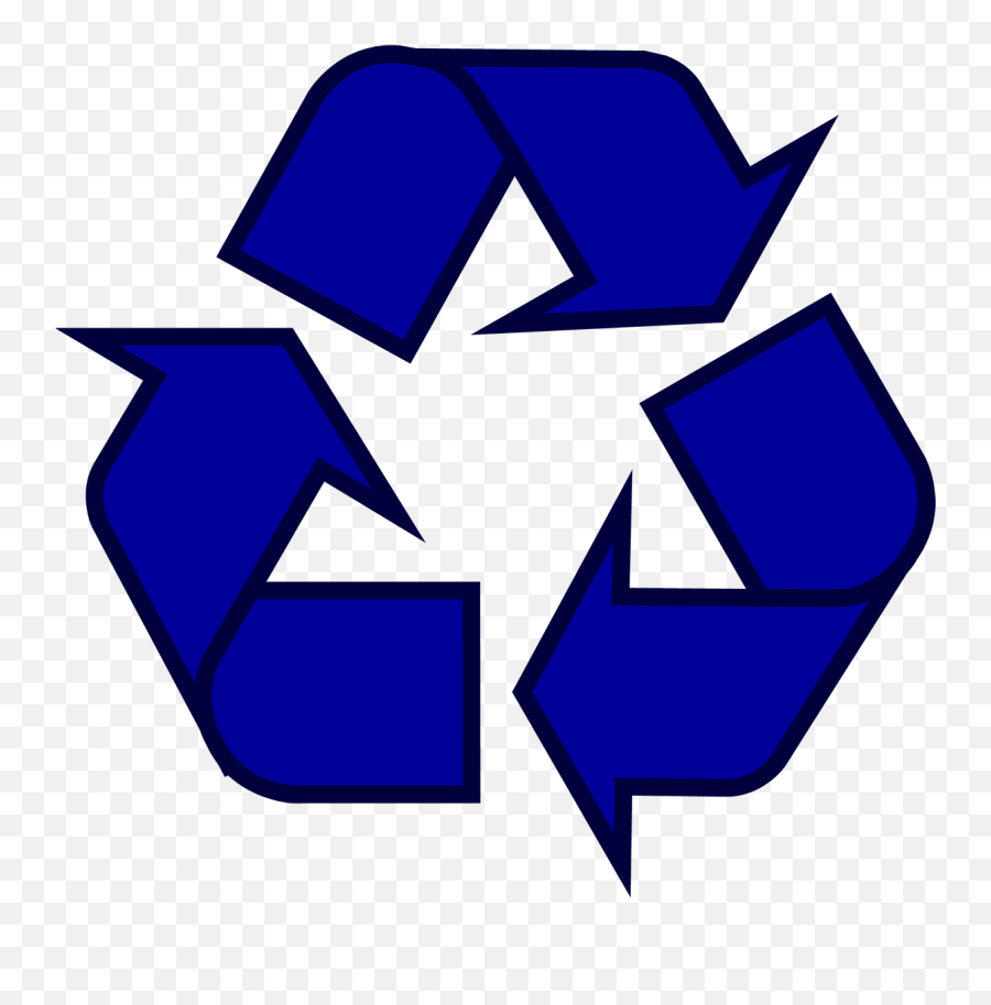 Recycling Symbol - Download The Original Recycle Logo Environmentally Friendly Black And White Emoji,Dark Blue Heart Emoji