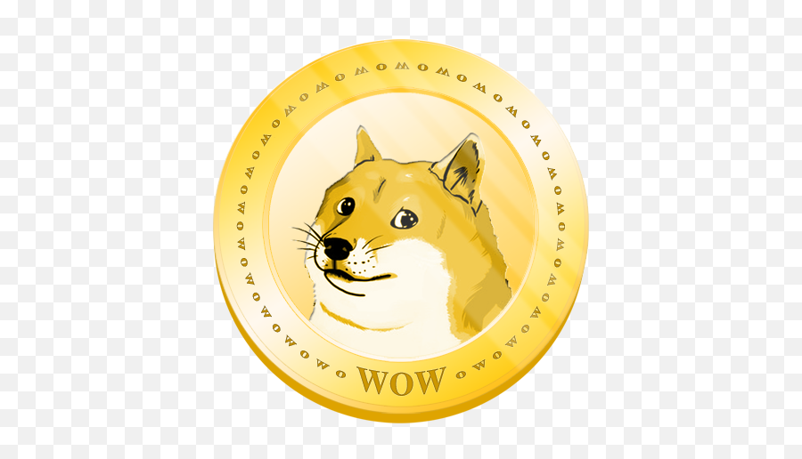 Dogecoin - Cool Doge Logo Png Emoji,Doge Emoji Png
