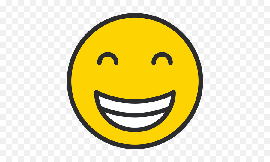 Grinning Face With Smiling Eyes Emoji Icon Of Colored - Grinning Face With Sweat With Smiling Eyes,Grin Emoji