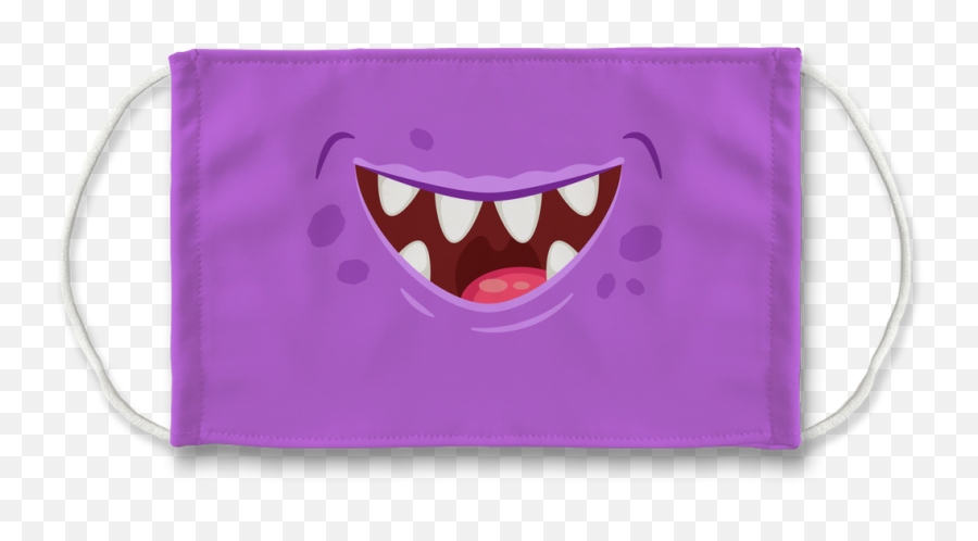 Purple Monster Mouth Face Mask Monster Mouth Face Mask Mask - Fictional Character Emoji,Banjo Emoticon