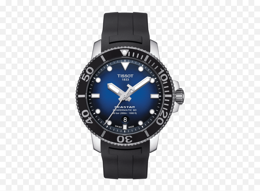 Tissot Seastar 1000 Powermatic 80 - Tissot Seastar Powermatic 80 Emoji,Watch Plus Clock Emoji