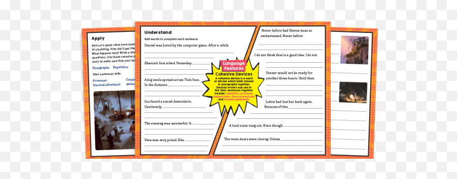 Synonyms Ks2 Worksheets U2013 Ordering Adjectives For Emotions - Cohesive Devices Ks2 Writing Emoji,Emotions Faces Worksheet